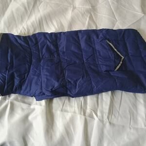 Navy Blue Quilted Dog Coat